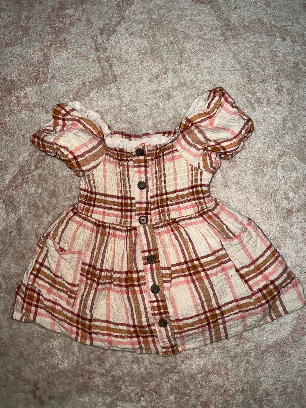 Girls Cat & Jack Plaid Dress with Panty